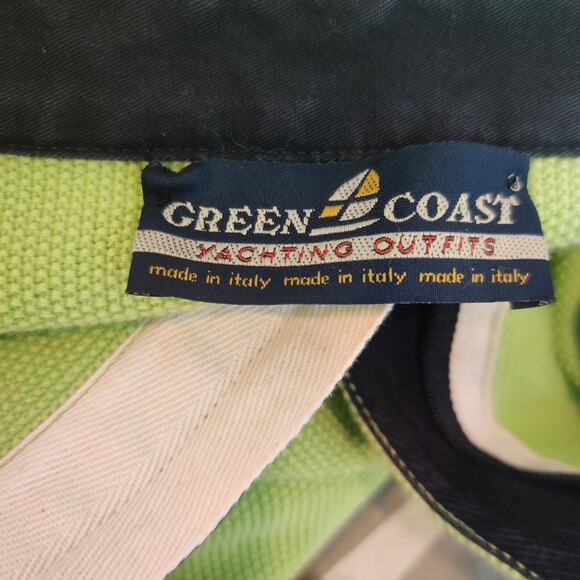 Green Coast Yachting Outfits Sweater Water Repellant Wool Size 52 Luxury Italy - Picture 12 of 14